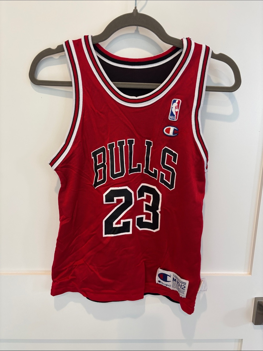 Champion Red Bulls #23 Basketball Jersey with Black & White Trim